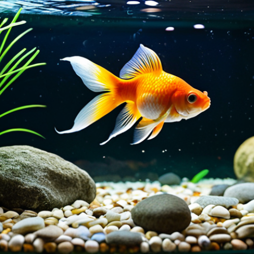 Goldfish Bowl**

"A vibrant, colorful goldfish with flowing fins swims in a clean, well-maintained aquarium. The tank includes lush green plants and smooth river stones. The fish is healthy and active. Aquarium is well-lit. Fully clothed, safe for work, appropriate content, family-friendly, perfect anatomy, natural proportions, professional photography, high quality."

**