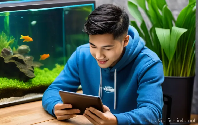 관상어 커뮤니티 사이트 - **Prompt:** "A young adult, around 20 years old, with a diverse background (e.g., mixed ethnicity, m...